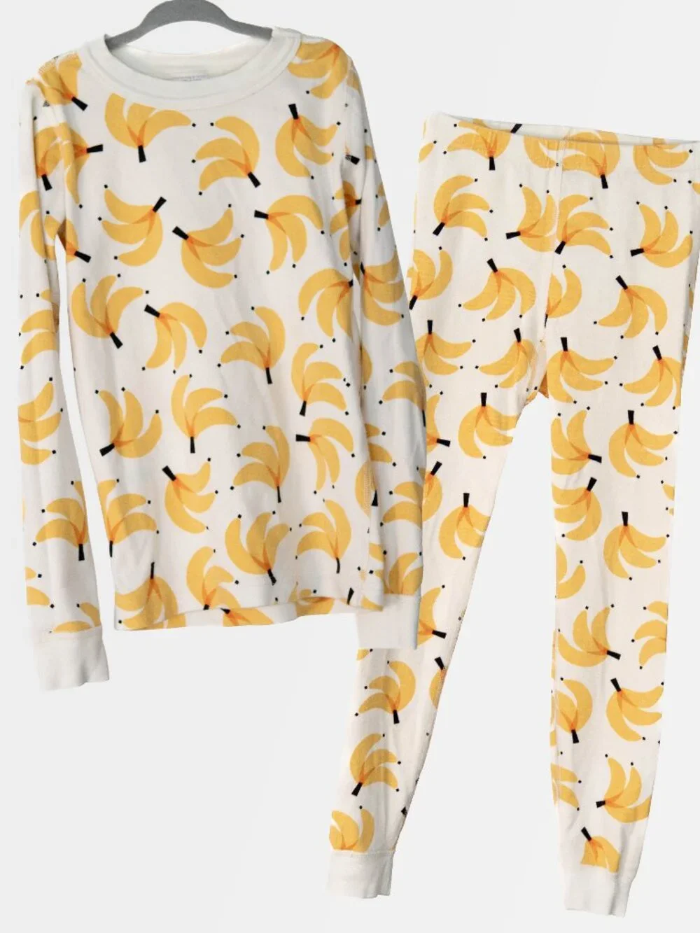 Hanna Andersson Banana Print PJs Size 8 / 130cm